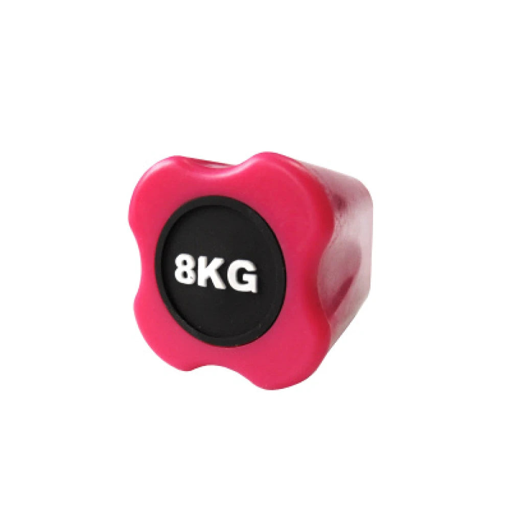 Rubber-Coated Body Bar 17 lb – Pink