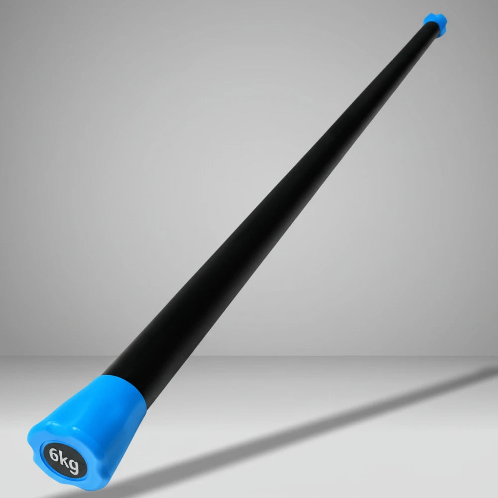 Rubber-Coated Body Bar 13 lb – Blue