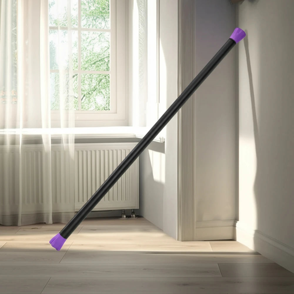 Rubber-Coated Body Bar 15 lb – Purple