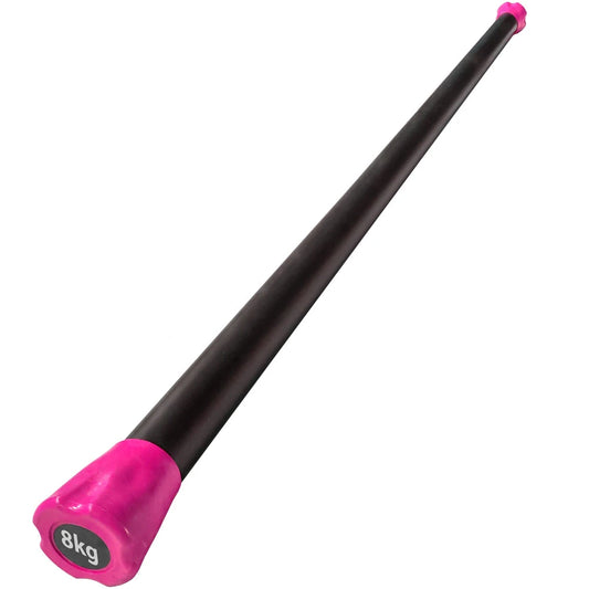 Rubber-Coated Body Bar 17 lb – Pink