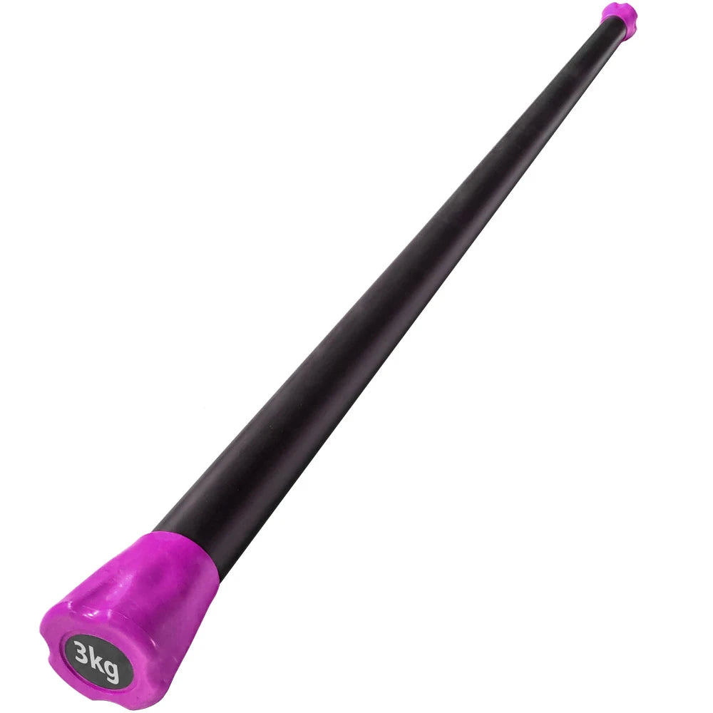 Rubber-Coated Body Bar 6.6 lb – Dark Pink