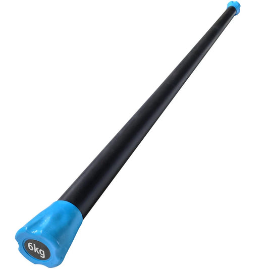 Rubber-Coated Body Bar 13 lb – Blue