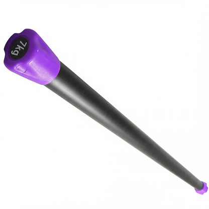 Rubber-Coated Body Bar 15 lb – Purple