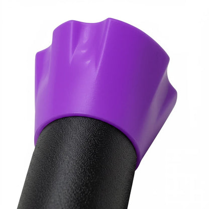Rubber-Coated Body Bar 15 lb – Purple