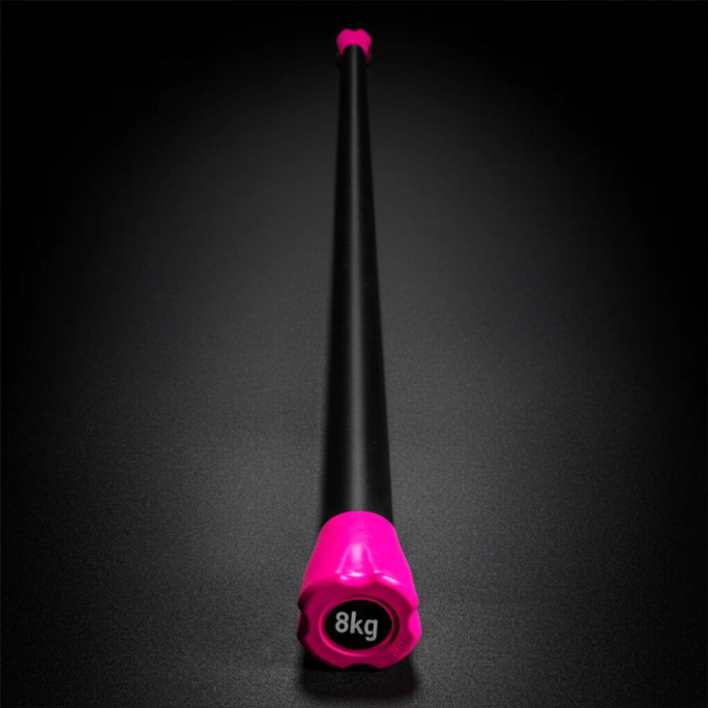 Rubber-Coated Body Bar 17 lb – Pink