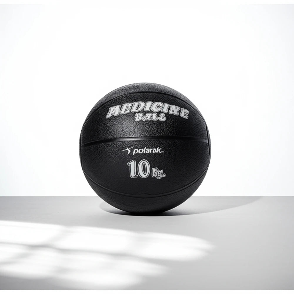 Medicine Ball 22 lb – Durable Rubber, 8 inch